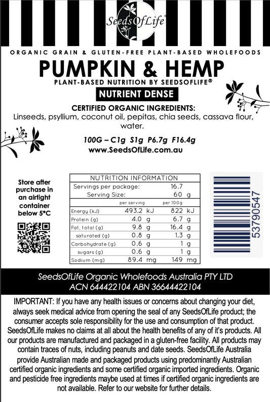 PREMIX PUMPKIN HEMP BROWNIE