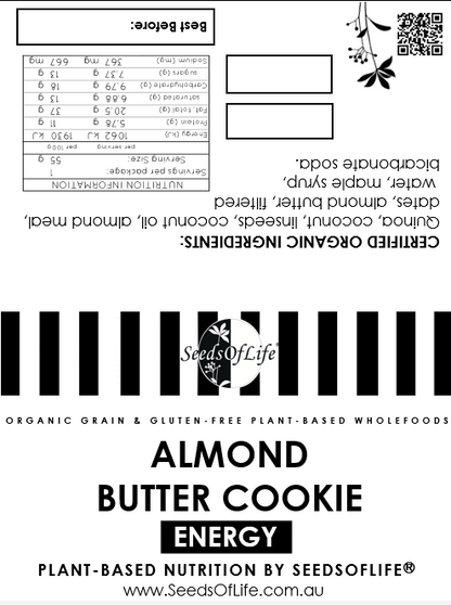 RAW ALMOND BUTTER COOKIE 50g