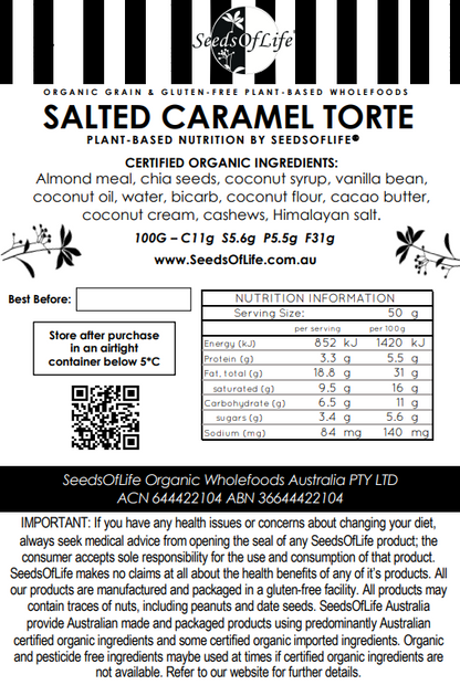 SALTED CARAMEL TORTE 1.2kg